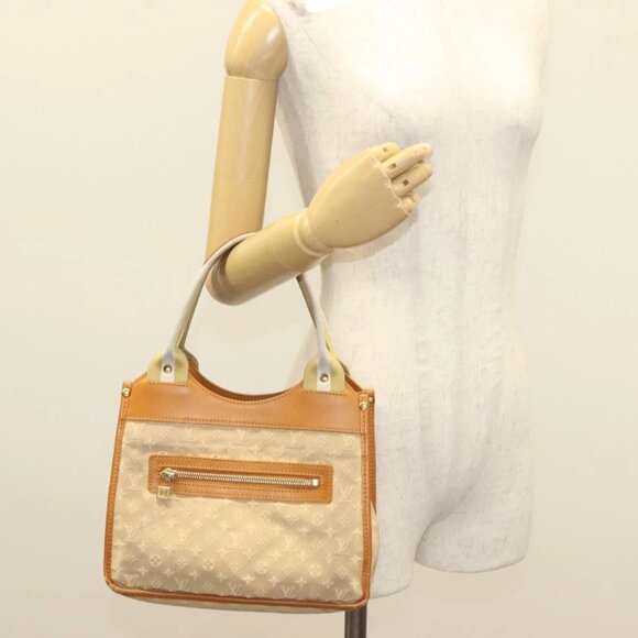 LOUIS VUITTON Monogram Mini Sac Catline Tote Bag Beige M92328 LV Auth 135480 - Picture 1 of 15